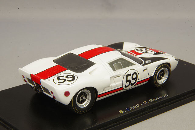 スパーク 1/43 フォード GT40 1966 ルマン24H #59 S.スコット/P.レブソン