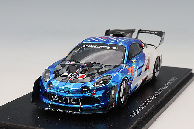 スパーク 1/43 アルピーヌ A110 GT4 Evo 2023 パイクスピーク 3位 #110