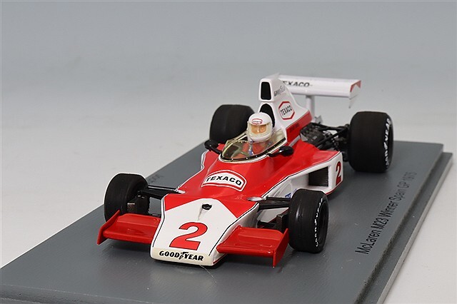 スパーク 1/43 マクラーレン M23 1975 F1 スペインGP ウィナー #2 J.マス