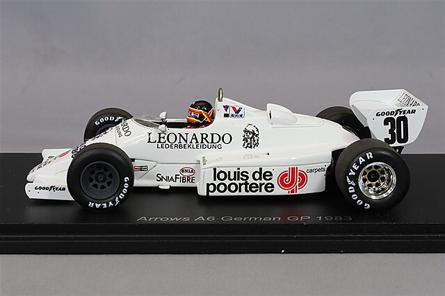 スパーク 1/43 アローズ A6 1983 F1 ドイツGP #30 T.ブーツェン