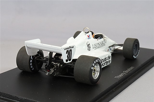 スパーク1/43 アロウズA6 T.ブーツェン1983ベルギー　F1デビュー戦 スパーク 1/43 アロウズ A6 1983 F1 イギリスGP #30 T.ブーツェン