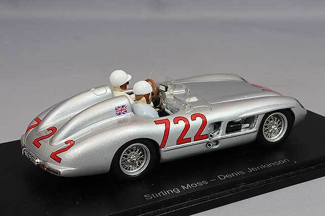 スパーク 1/43 メルセデスベンツ 300 SLR 1955 ミッレミリア #722