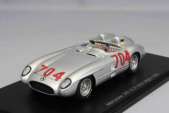 メル スパーク 1/43 メルセデスベンツ 300 SLR 1955 ミッレミリア #704 H