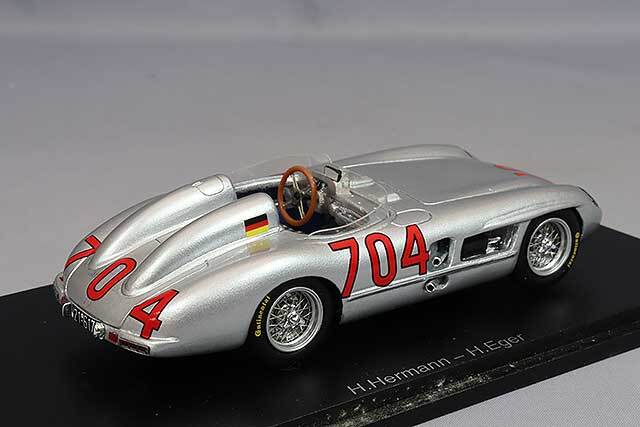 スパーク 1/43 メルセデスベンツ 300 SLR 1955 ミッレミリア #704 H