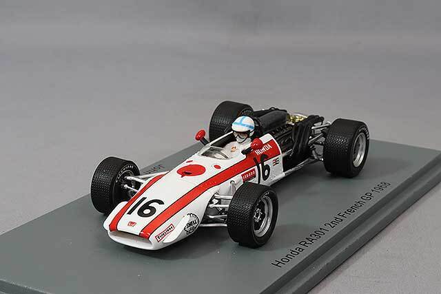 スパーク 1/43 ホンダ RA301 F1 1968 フランスGP 2位 #16 J.サーティース