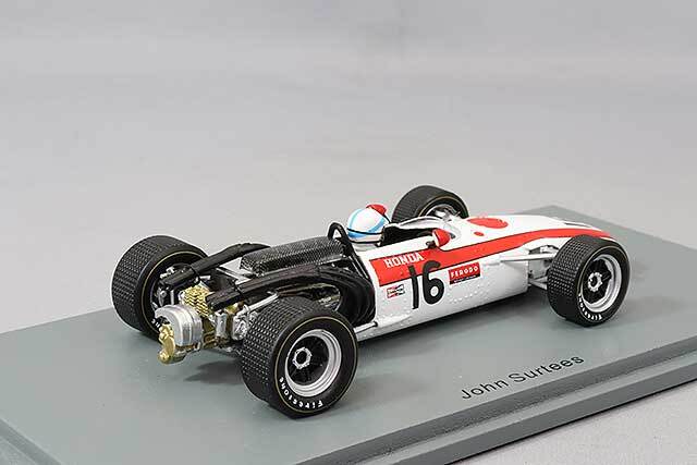スパーク 1/43 ホンダ RA301 F1 1968 フランスGP 2位 #16 J.サーティース