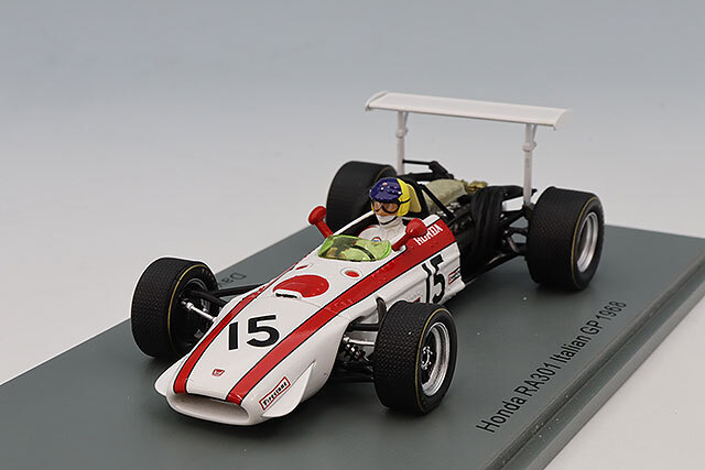 スパーク 1/43 ホンダ RA301 F1 1968 イタリアGP #5 D.ホッブス