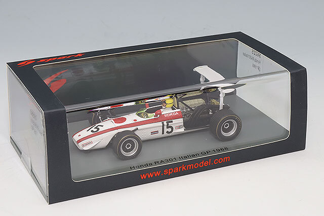 スパーク 1/43 ホンダ RA301 F1 1968 イタリアGP #5 D.ホッブス