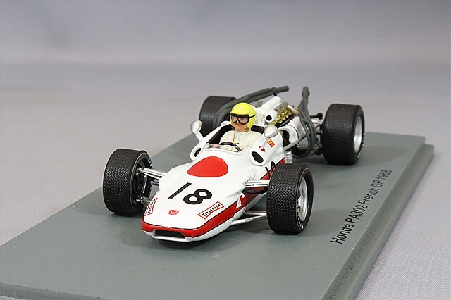 スパーク 1/43 ホンダ RA302 1968 F1 フランスGP #18 J.シュレッサー