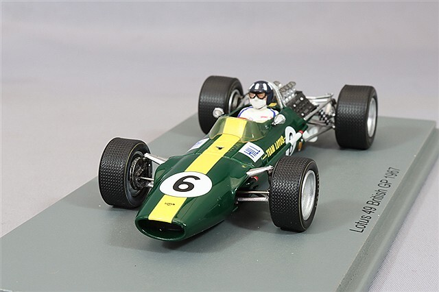 スパーク 1/43 ロータス 49 1967 F1 イギリスGP #6 G.ヒル