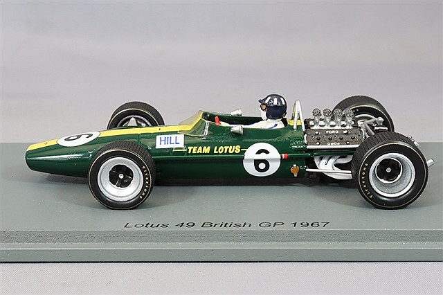 スパーク 1/43 ロータス 49 1967 F1 イギリスGP #6 G.ヒル
