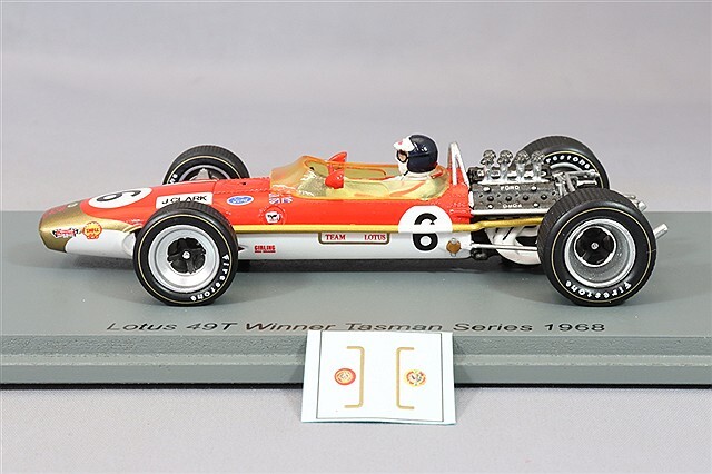 スパーク 1/43 ロータス 49T ゴールドリーフ 1968 タスマン