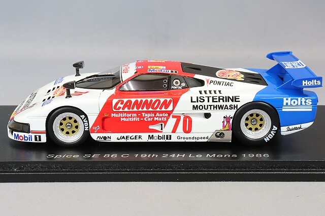 スパーク 1/43 スパイス SE 86C 1986 ルマン24H 19位 #70 G.スパイス/R