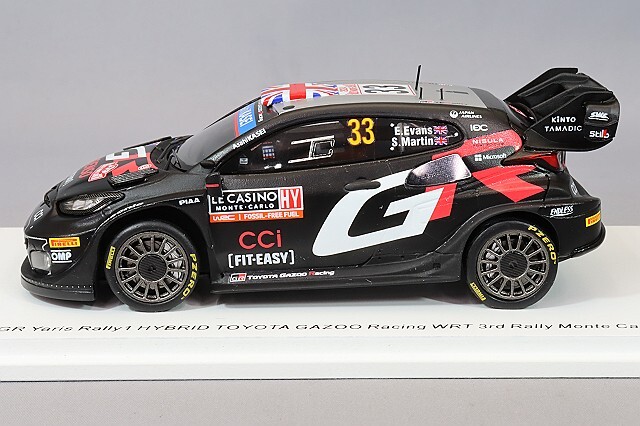 スパーク 1/43 トヨタ GR ヤリス ラリー1 ハイブリッド GAZOO