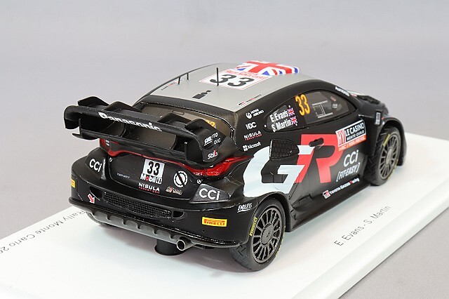 スパーク 1/43 トヨタ GR ヤリス ラリー1 ハイブリッド GAZOO