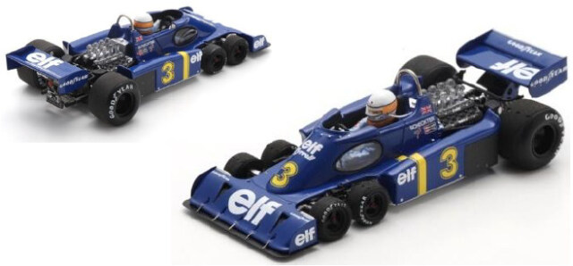 予約品】 スパーク 1/43 ティレル P34 1976 F1 イギリスGP 2位 #3 J