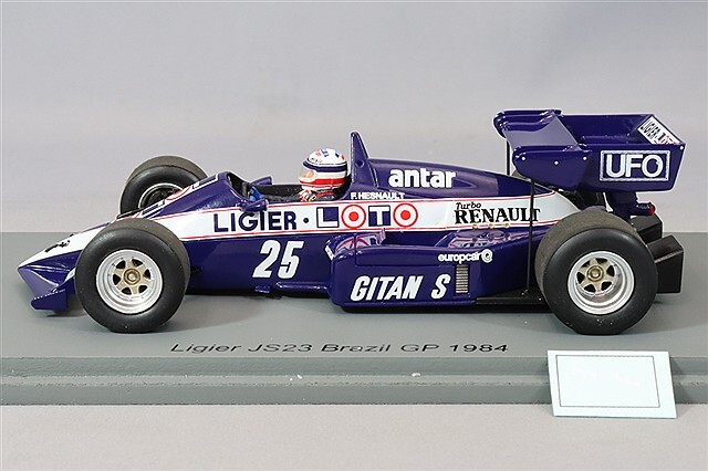 スパーク 1/43 リジェ JS23 1984 F1 ブラジルGP #25 F.エスノー