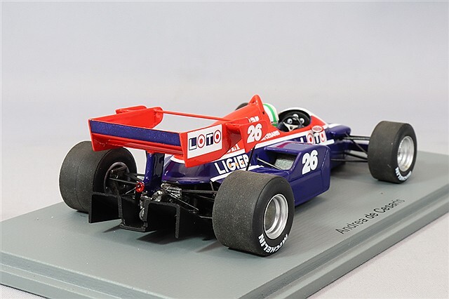 スパーク 1/43 リジェ JS23B 1984 F1 ヨーロッパGP #26 A.d.チェザリス