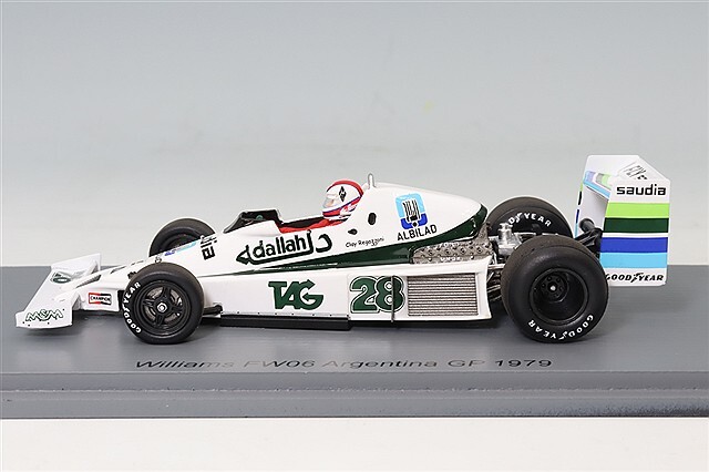 スパーク 1/43 ウィリアムズ FW06 1979 F1 アルゼンチンGP #28 C