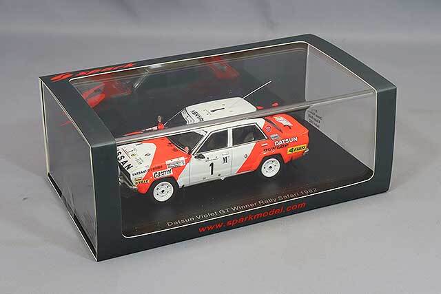 スパーク 1/43 ダットサン ヴァイオレット GT 1982 サファリラリー