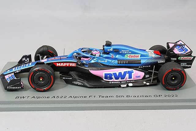 スパーク 1/43 BWT アルピーヌ A522 2022 F1 ブラジルGP 5位 #14 F 
