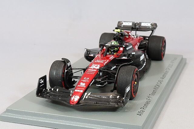 スパーク1/43 アルファロメオ C43 周冠宇 2023オーストラリア9位