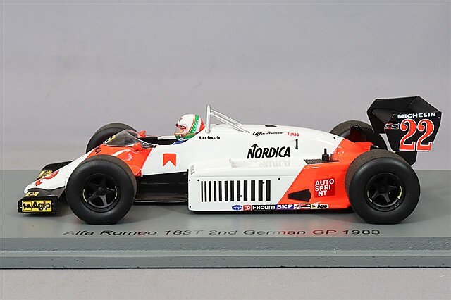 美品 1/43 スパーク アルファロメオ 183T 南アフリカGP 1983 スパーク 1/43 アルファロメオ 183T 1983 F1 南アフリカGP 2位 #22 A