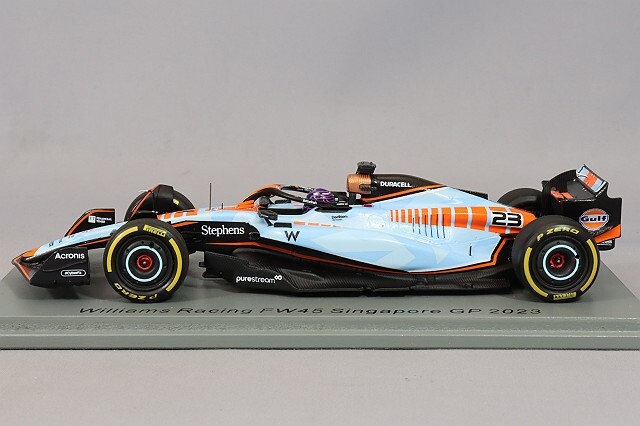 スパーク 1/43 ウィリアムズレーシング FW45 2023 F1 シンガポールGP 