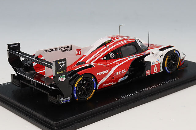 スパーク 1/43 ポルシェ 963 PENSKE 2024 ルマン24H 4位 #6 K.エストレ