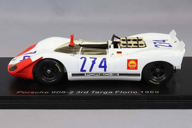 スパーク 1/43 ポルシェ 908/2 1969 タルガフローリオ 3位 #274 R