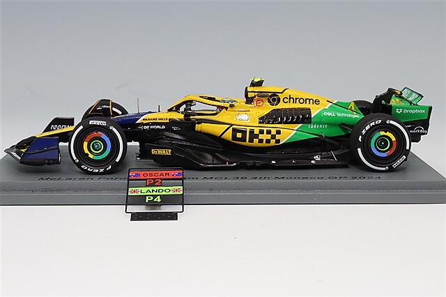 スパーク 1/43 マクラーレン F1 チーム MCL38 2024 F1 モナコGP