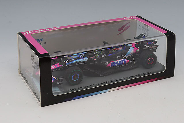 スパーク 1/43 BWT アルピーヌ F1チーム A524 2024 F1 ブラジルGP 2位