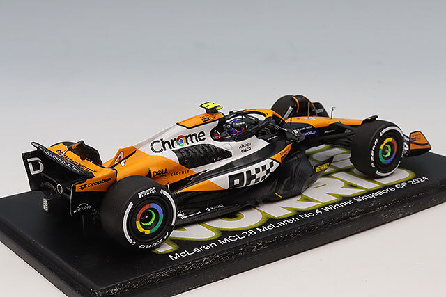 スパーク 1/43 マクラーレン MCL38 2024 F1 シンガポールGP