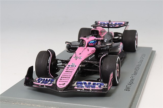 スパーク 1/43 BWT アルピーヌ F1チーム A524 2024 F1 アブダビGP #61