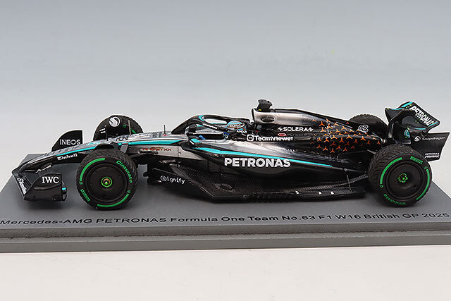 スパーク 1/43 メルセデス AMG ペトロナス W16 2025 F1 イギリスGP #63