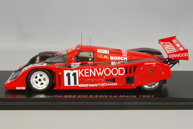 スパーク 1/43 ポルシェ 962CK 6 1991 ルマン24H #11 M.ロイター/H