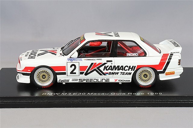 スパーク 1/43 BMW M3 E30 1989 マカオ ギア レース #2 E.ピロ