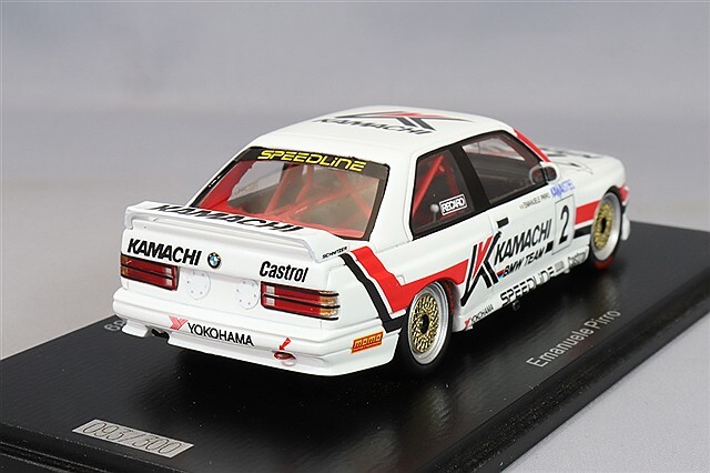 スパーク 1/43 BMW M3 E30 1989 マカオ ギア レース #2 E.ピロ