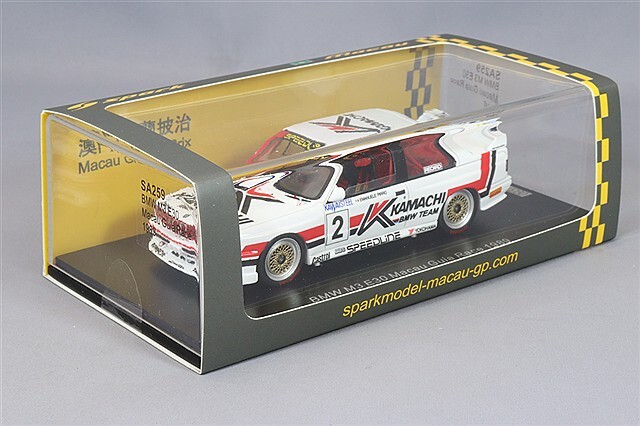 スパーク 1/43 BMW M3 E30 1989 マカオ ギア レース #2 E.ピロ