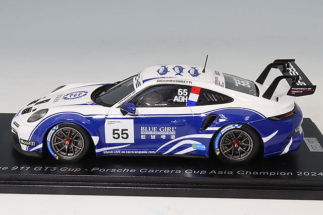 未展示品オートアート1/18 ポルシェ911GT3R カレラカップ優勝車 GT3R 911 ポルシェ 1/18 ☆【絶版品】オートアート アジアンカレラカップ優勝車 ミニカー