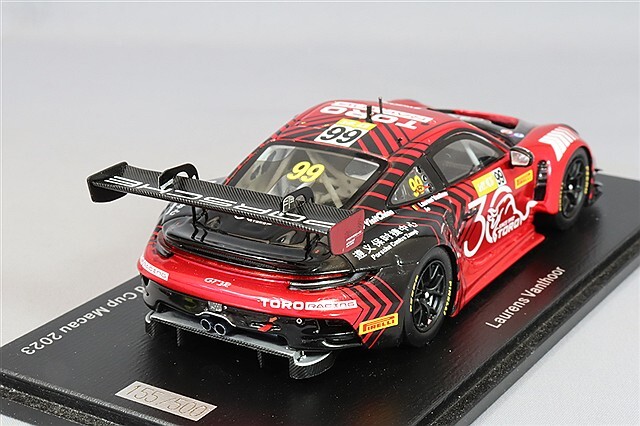 新品 1/43 ポルシェ純正 スパーク ポルシェ 992 911S/T 黒 SPARK 1/43スケール「ポルシェ911(992)カレラ4S 2019」(ブラック