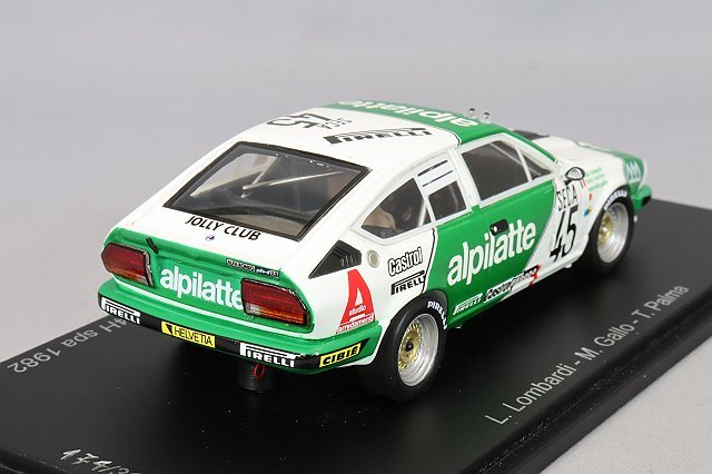 スパーク 1/43 アルファロメオ アルフェッタ GTV6 BASTOS 1982 スパ24H