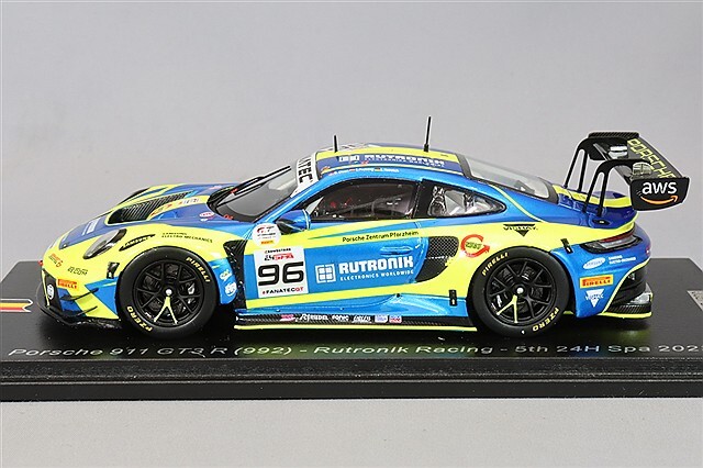 スパーク 1/43 ポルシェ 911 GT3R (992) 2023 スパ24H 5位 #96 T