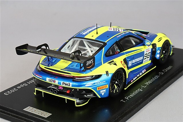 SPARK 1/43スケール「ポルシェ911(992)カレラ4S 2019」(シルバー