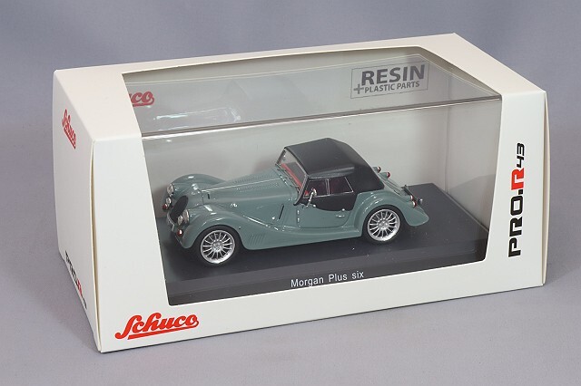 シュコー PRO.R 1/43 モーガン プラスシックス グレイ レジン製