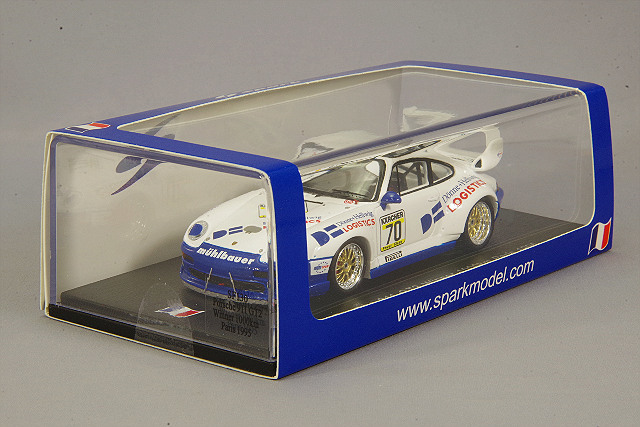 スパーク ナショナルモデル 1/43 ポルシェ 911 GT2 1995 パリ 1000km