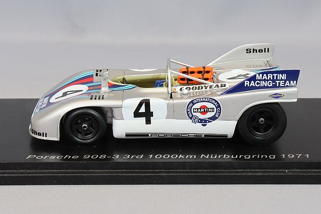 スパーク ナショナルモデル 1/43 ポルシェ 908/03 1971 ニュル
