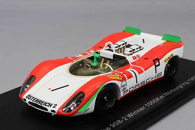ジョーカー製ポルシェ９０８／２Ｌ　レジン・メタル組立キット　１／２４　未組立品 スパーク ナショナルモデル 1/43 ポルシェ 908-2 1969 ニュル