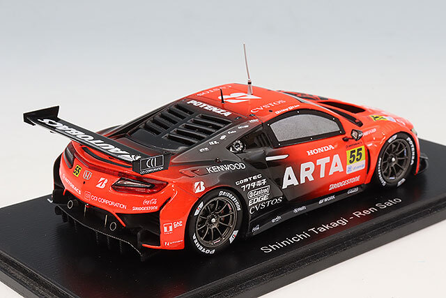 スパーク 1/43 ARTA NSX GT3 2021 スーパーGT GT300 #55 高木真一/佐藤蓮