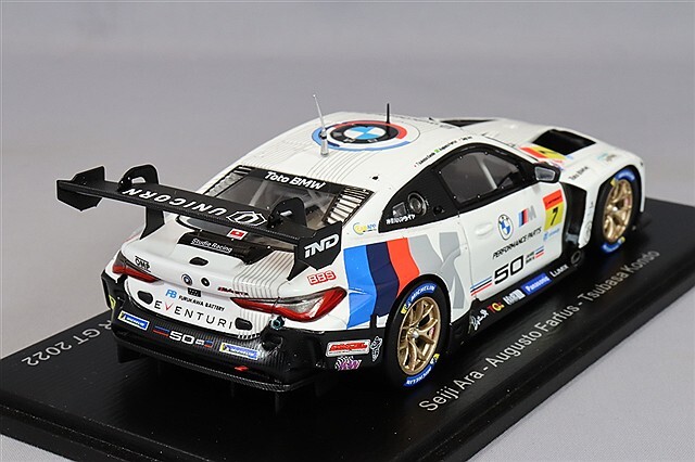スパーク 1/43 スタディ CSL BMW M4 2022 スーパーGT GT300 #7 荒聖治